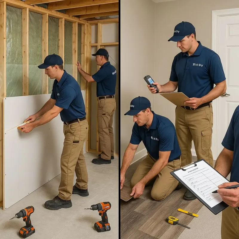 Repairs and Reconstruction process in Rome, GA
